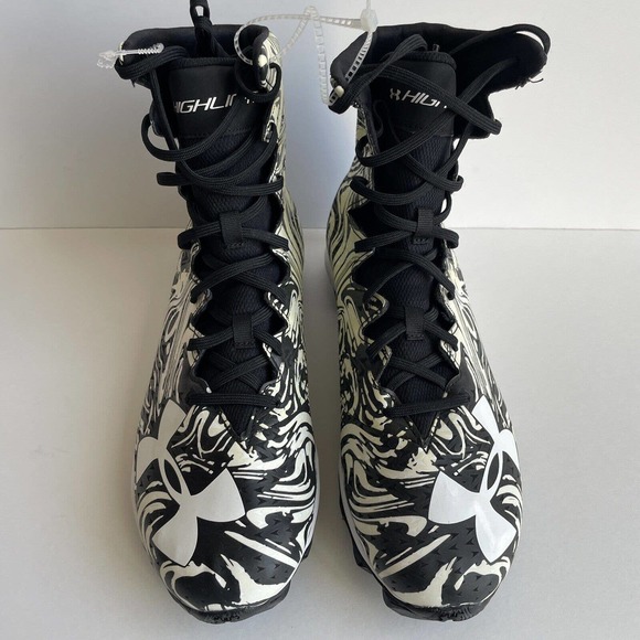 Under Armour Cleats Size 11 Mens Highlight 1289772-011 Black Lace Up Foo… main image 11